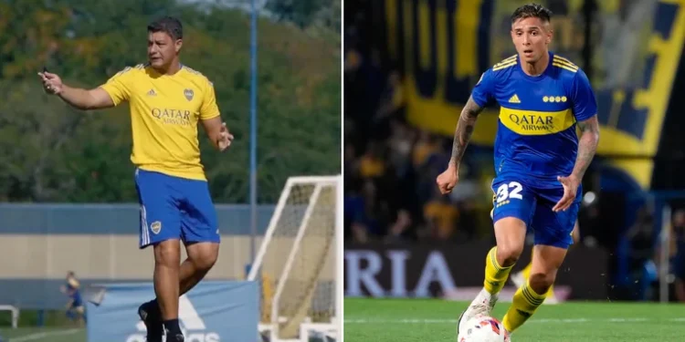Escándalo en Boca Juniors: fuerte discusión entre Battaglia y Almendra, que quedó apartado del plantel