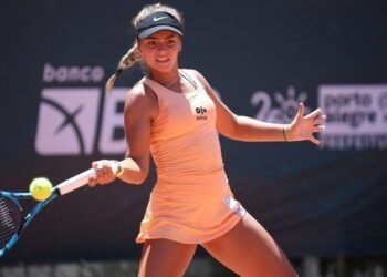La abanderada Luciana Moyano ganó tres medallas de oro en tenis