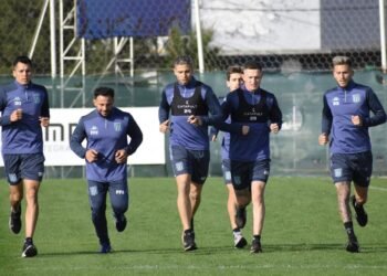 Racing se entrenó con la mente puesta en la semifinal ante Boca Juniors