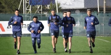 Racing se entrenó con la mente puesta en la semifinal ante Boca Juniors