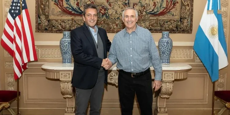 Sergio Massa almorzó con el embajador de los Estados Unidos