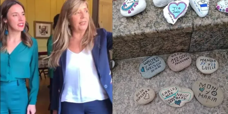 Gabriela Cerruti pidió disculpas por sus dichos sobre las piedras en homenaje a los muertos de COVID-19