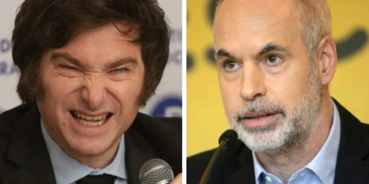 Javier Milei cruzó a Horacio Rodríguez Larreta: “Que lástima que sea tan mentiroso”
