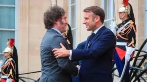 Milei se reunió con Macron en París y el Gobierno destacó la relación de cordialidad entre Argentina y Francia