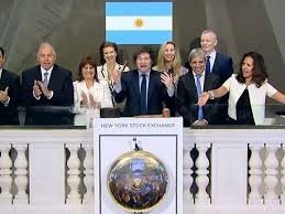 Milei tocó la campana y habló ante inversores en Wall Street