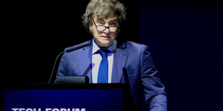 Milei, ante expertos en tecnología: «La gente exige a gritos menos Estado»