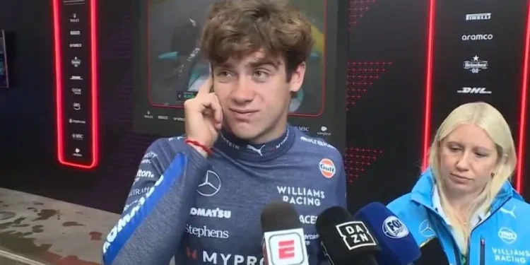 Williams Racing tuvo que retirarse de la carrera tras los impactantes accidentes de Colapinto y Albon