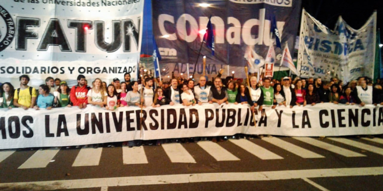Inicia el paro universitario: Lunes de protesta por paritarias y mejoras edilicias