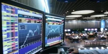 Mercado en rojo: fuerte desplome de bonos y acciones al abrir la sesión