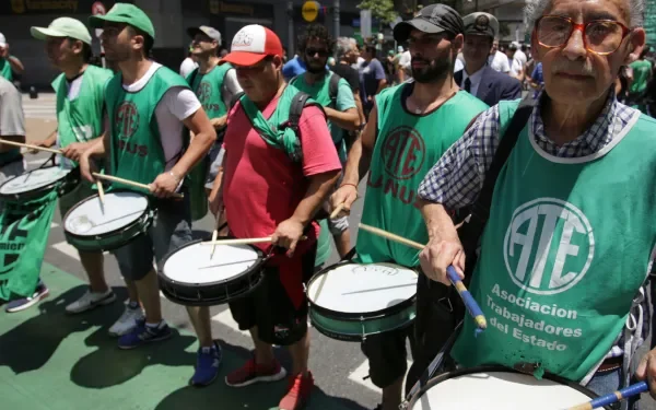 Paro nacional de ATE: el rechazo a la reforma.