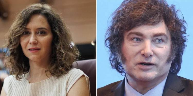 Milei recibirá a Ayuso este jueves.