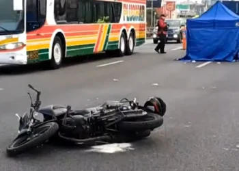 Trágico accidente en la Autopista 9 de Julio Sur: un motociclista perdió la vida