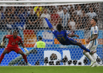 El impresionante gol de Sidny Lopes Cabral a la Selección argentina fue elegido el mejor del Mundial