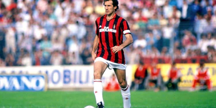 Falleció Franco Baresi, icónico capitán del Milan y figura del fútbol italiano