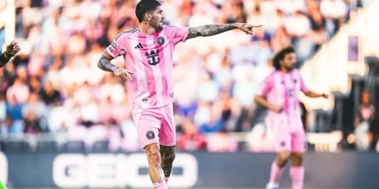 Rodrigo De Paul homenajea a Messi con un emotivo gol en Inter Miami