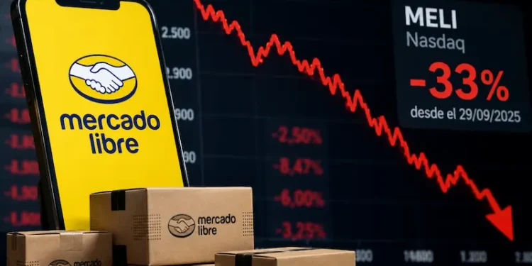 Mercado Libre sufrió una baja del 6% en Wall Street tras presentar su balance trimestral