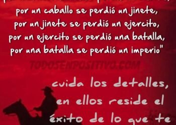 Proverbio inglés del día: “Por un clavo se pierde una herradura, por una herradura un caballo y por un caballo un caballero”