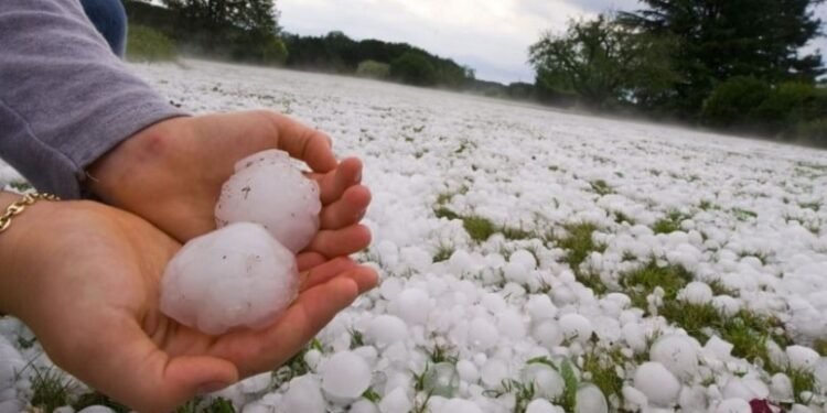 Temporal en Santa Fe: granizo y fuertes vientos afectan varias localidades