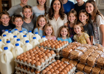 Rosa, madre de 15 hijos: “Realizamos compras de 7 docenas de huevos, 1300 galletas y 240 litros de leche”