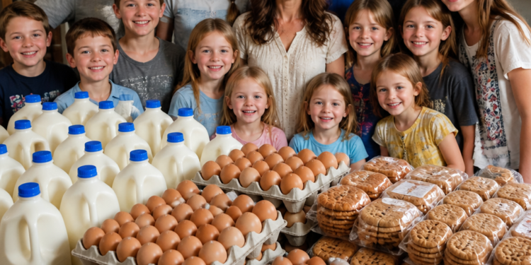 Rosa, madre de 15 hijos: “Realizamos compras de 7 docenas de huevos, 1300 galletas y 240 litros de leche”